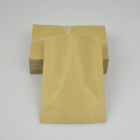Einfache kundengebundene Papiertüte-Ebene Browns Kraftpapier für das Verpacken der Lebensmittel