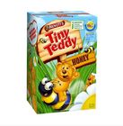 Kubikkarikatur-kleiner Teddybär-Papierkasten, der für Baby-Plätzchen verpackt