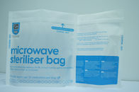 Stehen Sie oben blaue Vakuumdichtungs-Nahrungsmittelspeicher-Taschen/Mikrowellen-Hohlraumversiegelungs-Taschen für Nahrung