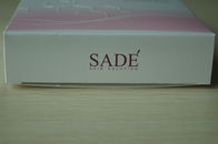 Rosa Sade-Papier-Verpackenkasten-weiße Karte für Ginseng-Kollagen-Kosmetik-Maske
