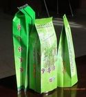 Feuchtigkeitsfeste Seitenkeil-Teebeutel, die mit der Riss-Kerbe, grün verpacken