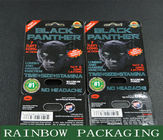 Schwarze Mambar-Sex-Pillen, die das schwarzer Panther-Blasen-Karten-Verpacken nach Maß verpacken