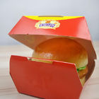 Papierkasten nach Maß für verpackendes Burger King, Hamburger-Papierkasten für Restaurant