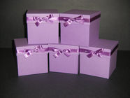 Purpurroter kundenspezifischer Druckpapier-Kasten/neues verpackendes/Papierkasten Produkt-Geschenk für Kleidung