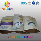 Kundenspezifische verpackende Druckpapier-Imbiss-Tasche, Nahrungsmittelgrad-Imbiss Doupack mit Reißverschluss