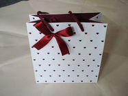Aufbereiteter flacher Griff Brown fertigte Papiertüte-Geschenk-/Einkaufskraftpapier-Tasche besonders an