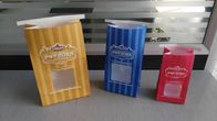 Bindung und Vorderfenster Brown-Kraftpapier-Tasche Withtin für das Verpacken der Lebensmittel und Anzeige