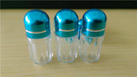 Runde klare Plastiktablettenfläschchen-männliches Verbesserungs-Pillen-Flaschen-Verpacken