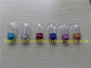 Achteckige Plastiktablettenfläschchen der Form-10ml leeren Kapsel-Flasche für einzelne Kapsel