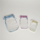 Holografische Mylar-Taschen mit Reißverschluss, geruchssicher, gestanzt, 3,5 g, kindersichere Mylar-Tasche