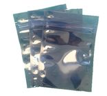 Silberner Zipverschluss-große statische Antitaschen-transparentes/halb transparentes Nylon