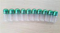 Leere Plastikflasche für Pille und Kapseln/männliche Verbesserungspillenkugelflasche mit Metallkappe