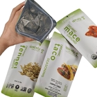 Kunststoff-Snack-Taschenverpackung mit Trennschlitze für bequeme Anzeige und Einwegverpackung