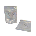 Custom Holographische Aluminiumfolie wiederverschließbare Mylar Taschen Digitales Drucken Geruchsschutz Taschen für Schmuck