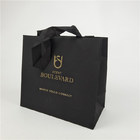 Werbeangebot geeigneter Preis Quadratischer Boden kundenspezifische Papiertaschen mit Ziehseile für Geschenk / Bekleidung / Einkaufen
