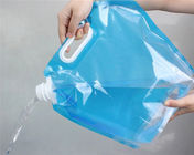 Sport im Freien spritzt den Beutel heraus, der 2L 3L 5L 10L BPA Wasser-Tüllen-Beutel frei faltend verpackt