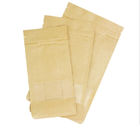 Klare Front kundengebundene Seitendichtungs-Verpackentasche des Papiertüte-Zipverschluss-drei für Süßigkeits-Nüsse