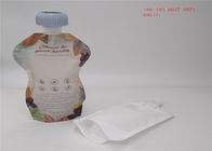Wiederverwendbarer Tüllen-Beutel, der Plastikpressungs-Nahrungsmittelgrad für Fruchtsaft verpackt