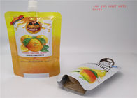 Wiederverwendbarer Tüllen-Beutel, der Plastikpressungs-Nahrungsmittelgrad für Fruchtsaft verpackt