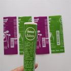 Wasserdichte Druckpsychiaters-Verpackungs-Flasche beschriftet PVC/PET für Snack-Food Vegus-Säfte
