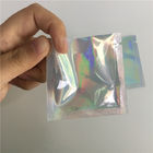 Selbstklebender Folien-Beutel, der metallischer Aufkleber-ganz eigenhändig geschriebe schillernde Tasche für essbares Funkeln/Schimmer verpackt