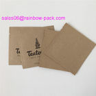 PET beschichtete Verpackung mit Reißverschluss sackt Papiertüte-Beutel kundengebundene Größen-Kraftpapier-Taschen für Kaffee/Tee/Imbiss ein