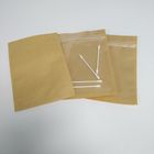 Teebeutel Browns Kraftpapier, die flaches Drucken Plastik 12*17.5cm Customed mit Reißverschluss verpacken