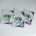 3,5 Gramm-Plastikbeutel, die kundenspezifischer Aufkleber Druck-CBD-Plätzchen-wiederversiegelbaren Reißverschluss verpacken