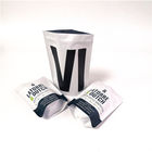 Die weißer Kaffee-Taschen-Plastikmattbeutel, die Aluminiumfolie verpacken, heilen Dichtungs-Beutel