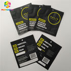 Kundengebundener Folien-Beutel, der schwarzen Oberflächengeruch-Mattbeweis der Seitendichtungs-drei verpackt