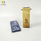 Das Kaffeebohne-Pulver-Verpacken, das gedruckt wird, steht oben die Beutel, die für das Verpacken von trockenen Bohnen Plastik sind
