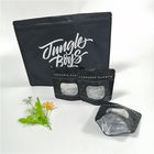 Biologisch abbaubare kundenspezifische Taschen mit Reißverschluss stehen oben Tabak-Blatt-Verpackendschungel-Jungen Plastik