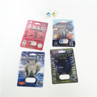 Nashorn 69 Reihe der Blasen-Karten-verpackende männliche Verbesserungs-Pillen-3d Pillen-Blasen-Verpackungs-