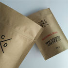 Kundengebundenes Papiertüte-Verpackengemüse sät Ventil-Geruch-Beweis mit Reißverschluss für Kaffee/Tee