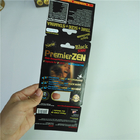 Blisterpackung Premier-ZEN, die metallische Silberpapier-Karte für männliche Vergrößerer-Kapsel verpackt