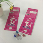 Rosa Pussy-Katzen-Blasen-Karten-Verpackenschaukarton-männliche Verbesserungs-Pillen-Verpackung