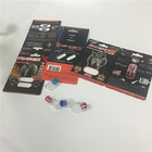 Sexuelle Verbesserung kapselt Verpackenblasen-Pillen-Papierkarte des Nashorn-X mit Flasche/Kasten ein