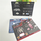 Büffel-glückliche Zeit-Blisterpackungs-Verpackennashorn-Pillen-Blasen-Papierkarten kundenspezifisch