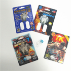 Kundenspezifische verpackende NASHORN 69 männliche Verbesserungs-Pille, lentikulare Verpackenkarte 3d