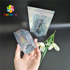 Plastik-Hologramm-Reißverschluss kundengebundene Papiertüten für Wimper-Kleber-Kosmetik-Produkte