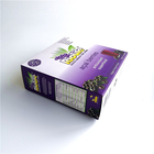 Bereiten Sie den faltbaren verpackenden Papierkasten, kundengebundenen Größen-Anzeigen-Papierkasten für Beeren auf