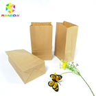 Nahrungsmittelgrad-Kraftpapier-flache Unterseiten-Taschen-biologisch abbaubares fettdichtes Imbiss-Verpacken