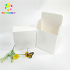 Weiße Farbpappverpackenkasten-verschiedenes Karte Fleixble-Logo besonders angefertigt