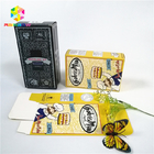 Glatte glänzende heiße stempelnde Verpackenkartenkästen der Soem-Markenlogo-Drucksachekasten-Geschenkkosmetikwimper