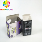Purpurroter flacher recyclebarer EinwachsenpapierWellpappekasten-Flötenpappwerbungskasten-Nahrungsmittelgrad-Kaffeetee pac