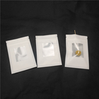 Transparente vordere glatte glänzende Plastikreißverschluss-Beutel-Halsketten-Schmuck-Verpackung