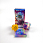 Bunte Wimper-kosmetische Verpackung pro die besonders angefertigte Geschenkbox Shinny Hologramm-Art