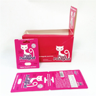 Heißer Verkaufs-männliche Kapsel-Verbesserungs-Pillen, die den Karten-Kasten druckt rosa Pussycat-Papier-Karten-Förderung verpacken