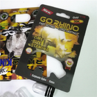 Sexuelle Verbesserungs-Pillen, die maximale 150K 3D Blasen-Karten des Nashorn-mit Papierkasten für Pulver-Sex-Kapsel verpacken