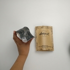 250g 500g stehen herauf freundlicher Instantkaffee-Verpackenbeutel Zipverschluss-Schwarz-Kraftpapier Eco mit kundengebundenem Logo